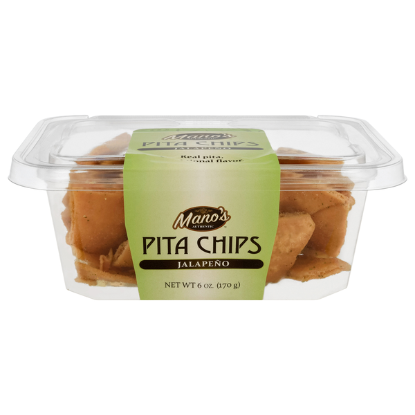 Mano's Authentic Jalapeno Pita Chips