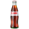 Diet Coke Soda Glass Bottle