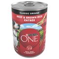 Purina ONE Classic Ground Beef & Brown Rice Adult Wet Dog Food