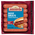 Johnsonville Beef Brats Smoked Bratwurst - 6 ct