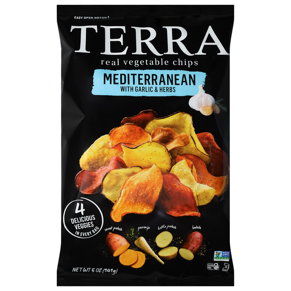 Save on Terra Real Vegetable Chips Mediterranean with Garlic Herbs Order Online Delivery Giant
