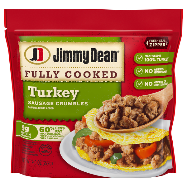 Jimmy Dean Fully Cooked Turkey Breakfast Sausage Crumbles