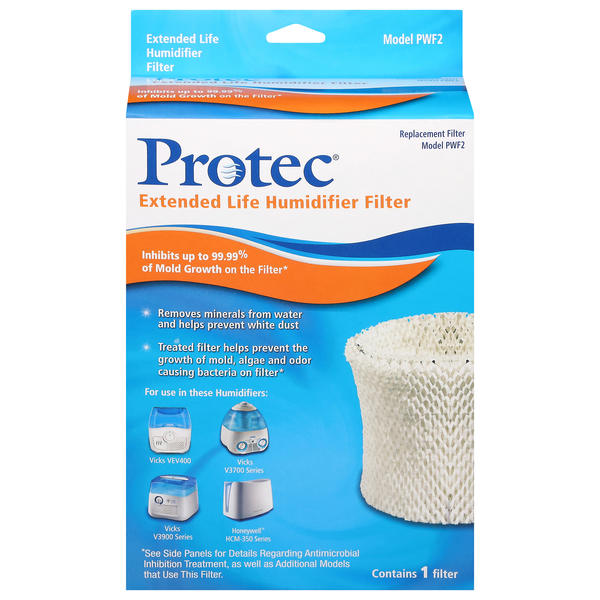 Protec Humidifier Filter Extended Life