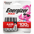 Energizer Max AA Alkaline Batteries