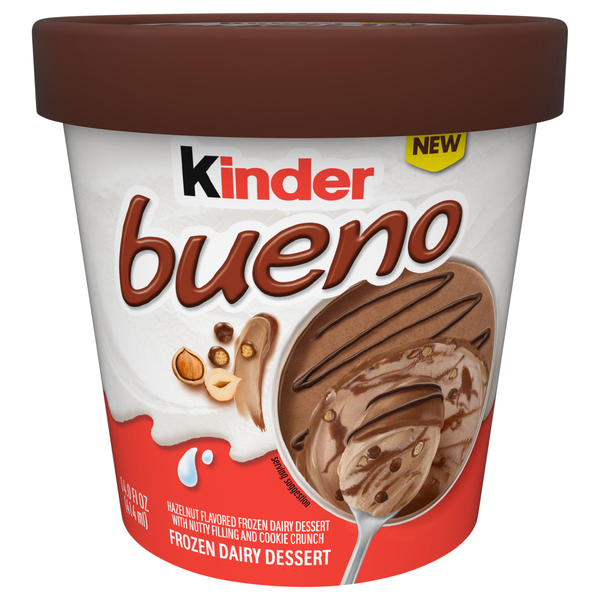 Kinder Bueno Hazelnut Flavored Frozen Dairy Dessert