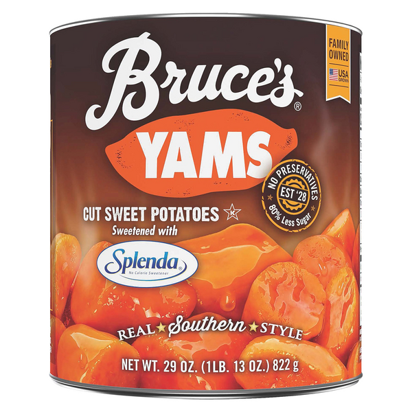 Bruce's Yams Cut Sweet Potatoes Sweetened with Splenda