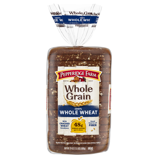 Pepperidge Farm Whole Grain 100% Whole Wheat Sliced Bread