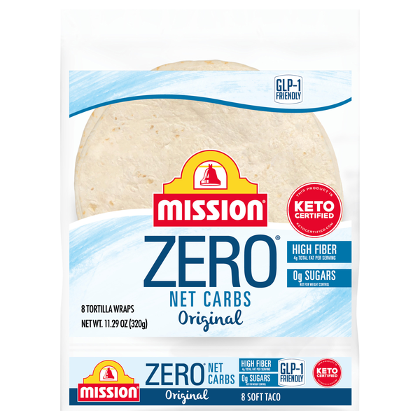 Mission ZERO Net Carbs Original Tortillas - 8 ct