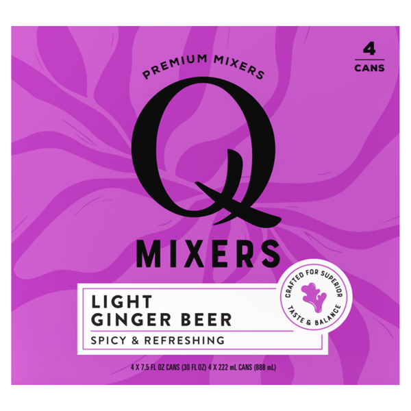 Save on Q Light Ginger Beer Soda 4 pk Order Online Delivery Giant