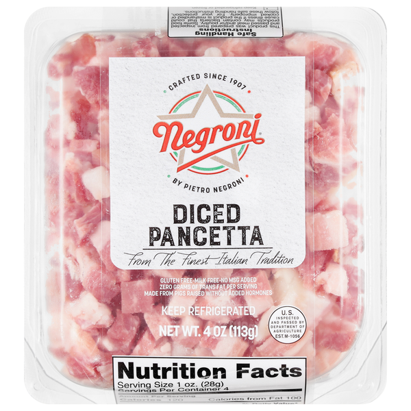 Negroni Diced Pancetta
