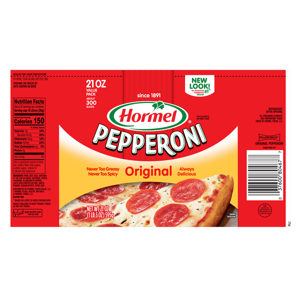 Hormel Original Pepperoni Slices Value Pack