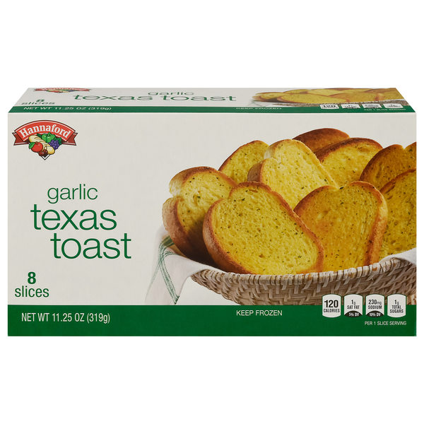 Hannaford Garlic Texas Toast - 8 ct Frozen