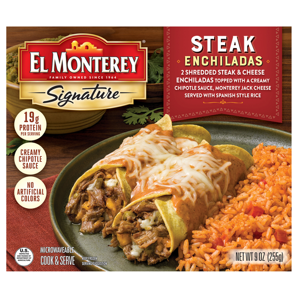 El Monterey Signature Steak Enchiladas Frozen Meal