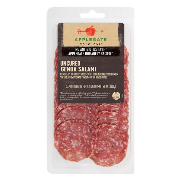 Save on Applegate Naturals Salami Genoa Uncured Sliced Order Online