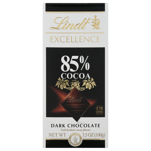 Lindt Excellence Dark Chocolate Candy Bar 85% Cocoa