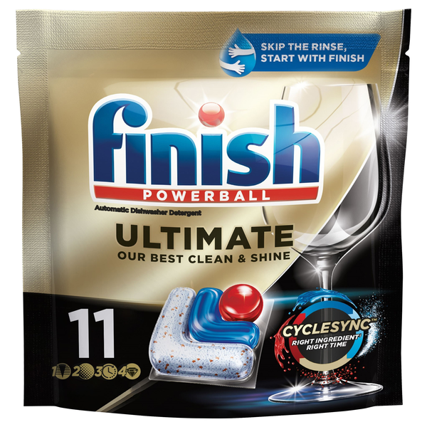 FINISH Powerball Automatic Dishwasher Detergent Tabs - 11 ct