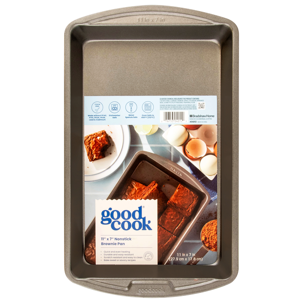 GoodCook Nonstick Brownie Pan 11 x 7 Inch