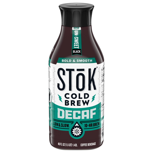 SToK Decaf Black Medium Roast Cold Brew Coffee