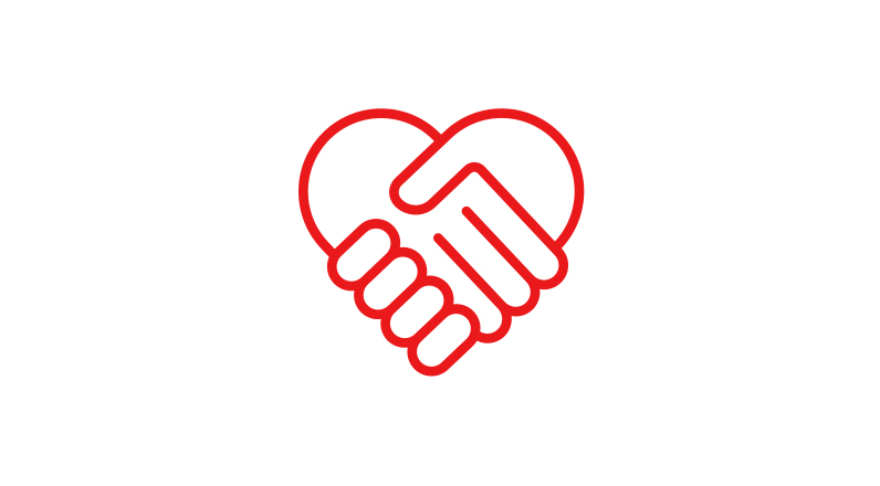 illustration of a shaking hands