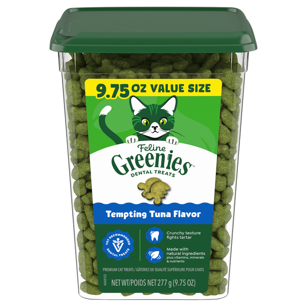 Feline GREENIES Tempting Tuna Flavor Dental Cat Treats