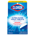 Clorox Rain Clean Bleach & Blue Toilet Bowl Cleaner Tablets - 2 ct