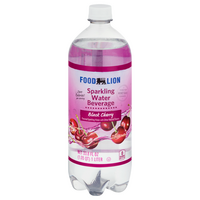 Food Lion Black Cherry Sparkling Water Beverage