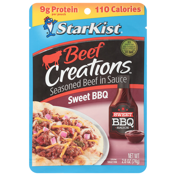 StarKist Beef Creations Sweet BBQ Seasoned Beef in Sauce