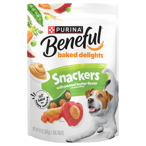 Purina Beneful Baked Delights with Peanut Butter Dog Snackers
