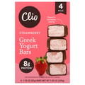 Clio Strawberry Greek Yogurt Bars - 4 ct Refrigerated