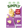 Mac-A-Roni Simply Pasta with White Cheddar Sauce