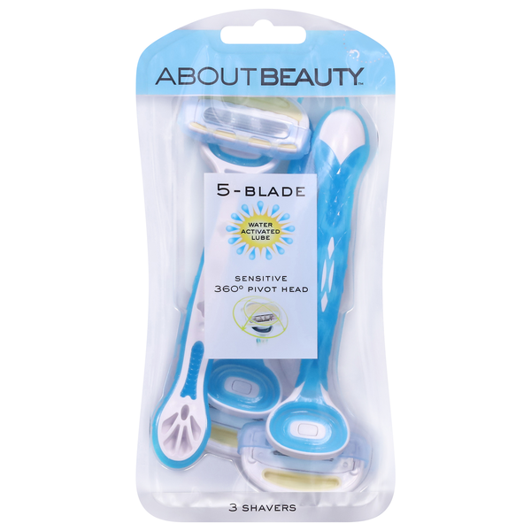 About Beauty 5-Blade Disposable Razors
