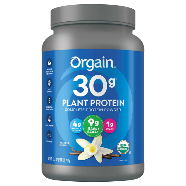 Orgain Sport Organic Vanilla 30g Plant-Based Protein Powder