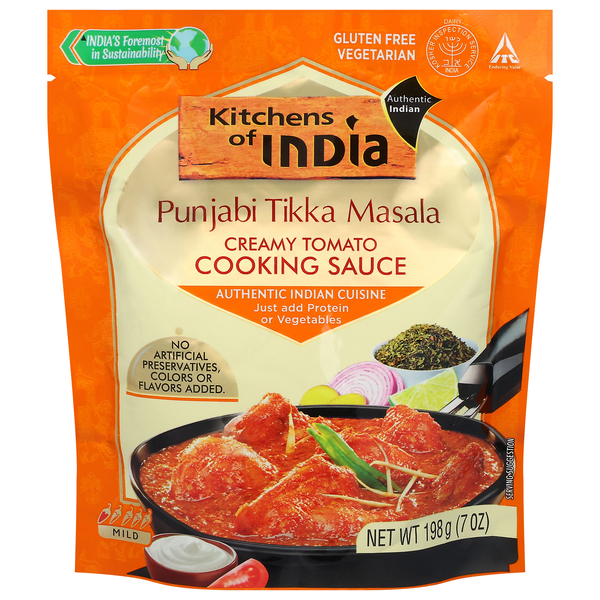 Kitchens of India Punjabi Tikka Masala Creamy Tomato Cooking Sauce