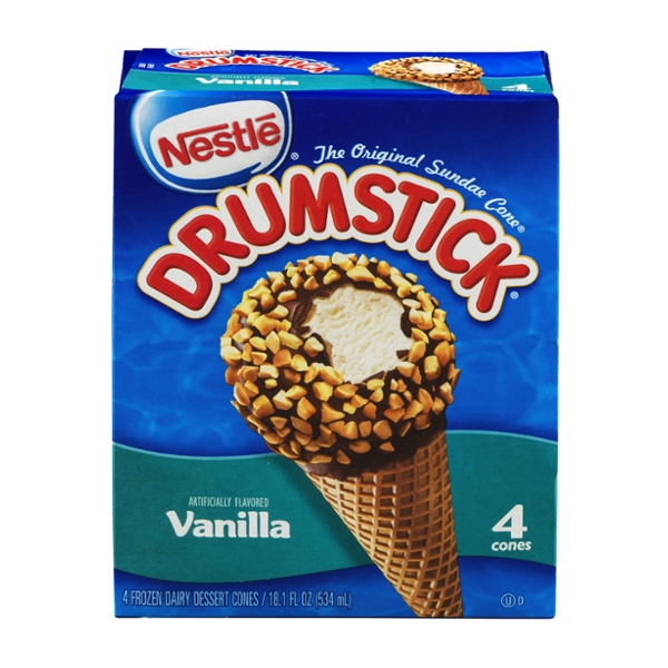 drumstick dairy dessert cones vanilla