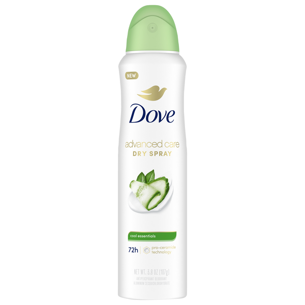 Dove Advanced Care Cool Essentials Antiperspirant Deodorant Dry Spray