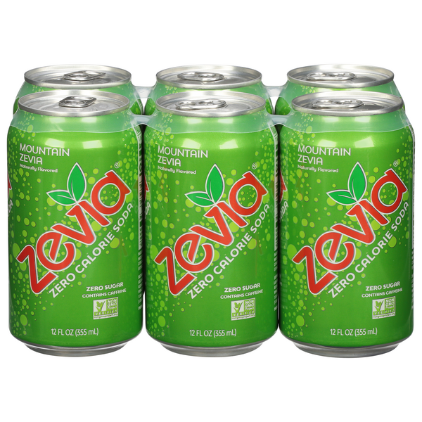 Save on Zevia Zero Calorie Mountain Zevia Soda 6 pk Order Online