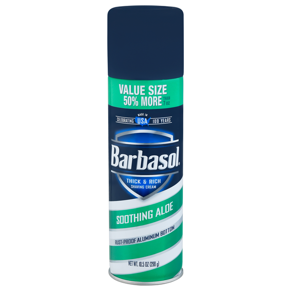 Barbasol Thick & Rich Shaving Cream Soothing Aloe