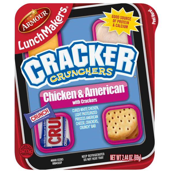 Armour LunchMakers Cracker Crunchers Chicken & American