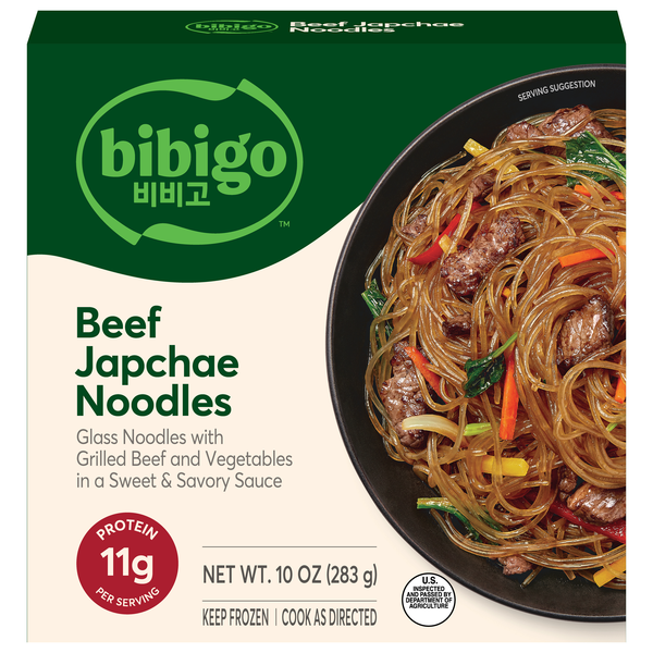 Bibigo Beef Japchae Noodles Frozen