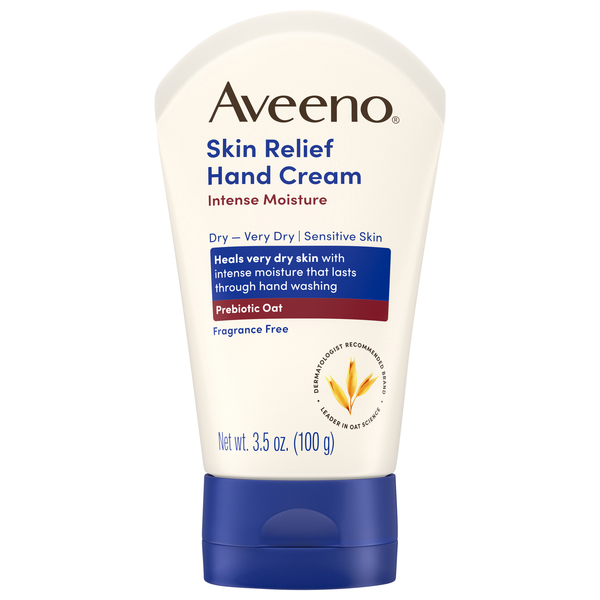 Aveeno Fragrance Free Intense Moisture Skin Relief Hand Cream