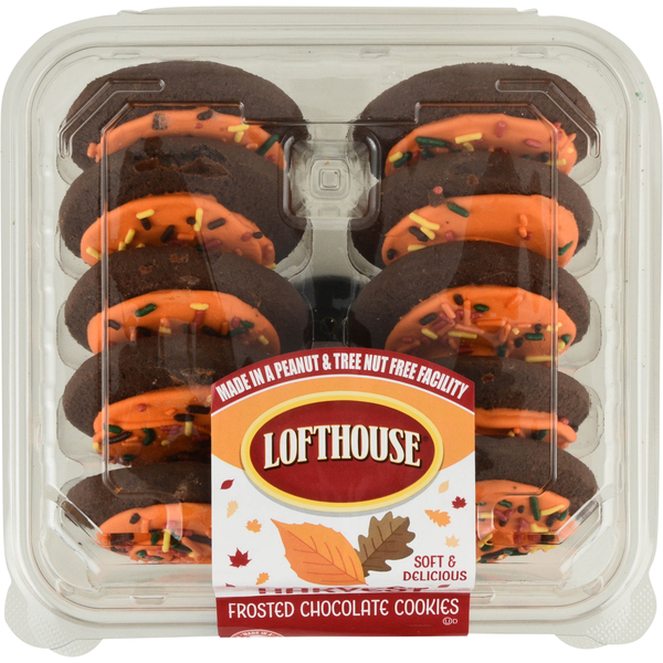 Lofthouse Harvest Frosted Chocolate Cookies - 10 ct