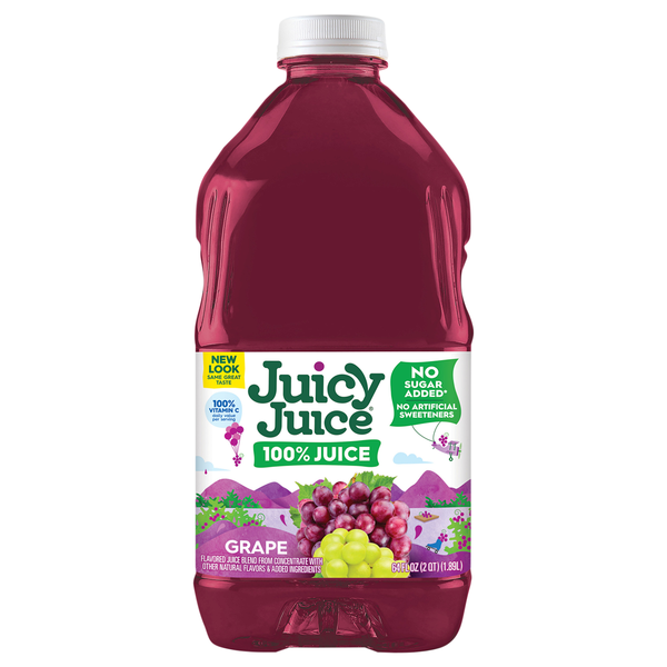 Juicy Juice No Sugar Added 100% Grape Juice