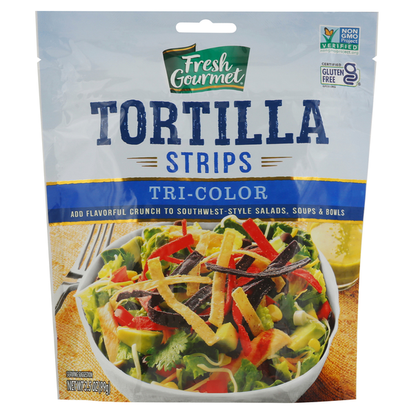 Fresh Gourmet Tri-Color Tortilla Strips