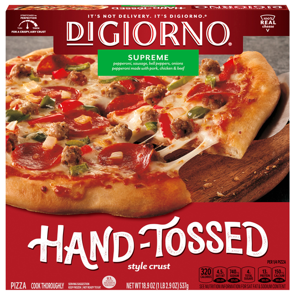 DiGiorno Hand-Tossed Style Crust Supreme Pizza Frozen