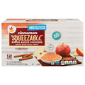 Our Brand Cinnamon Applesauce Squeezable Pouches - 12 ct
