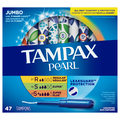 Tampax Pearl Unscented Regular-Super-Super Plus Tampons