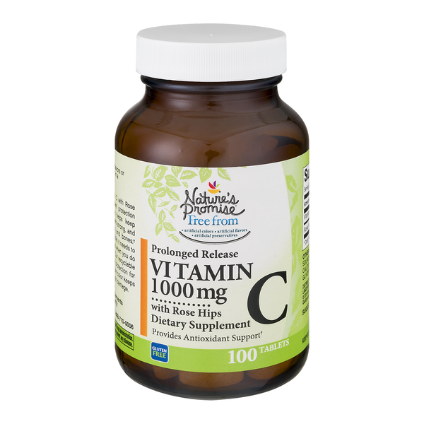 Save on Nature's Promise Vitamin C w/Rose Hips 1000mg Dietary
