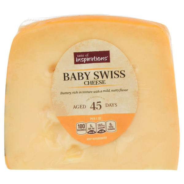 Taste of Inspirations Baby Swiss Cheese Wedge