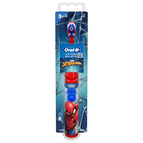 Oral-B Kid's Marvel Spider-Man Soft Battery Toothbrush