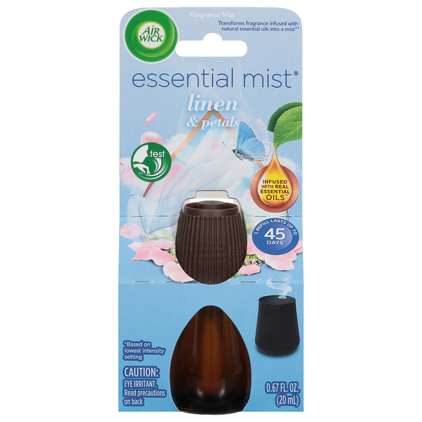 Air Wick Essential Mist Linen & Petals Air Freshener Refill